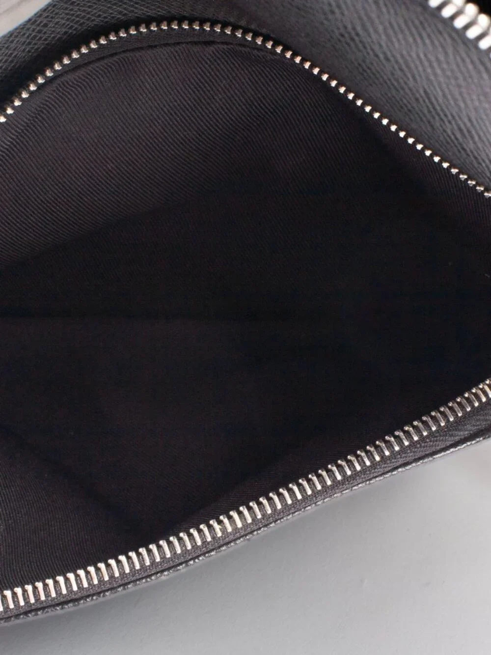 Authentic Louis Vuitton Taiga Avenue Sling Bag Glacier